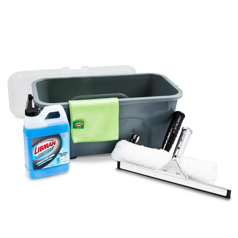 All in one window cleaning kit