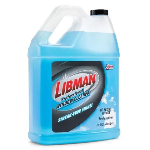 Bottle of window cleaning solution